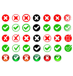 Set Of Consent Icons