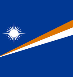 Marshall Islands Flag Simple For Independence Day