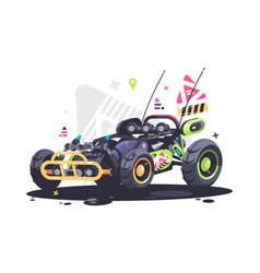 racing car buggy vector image