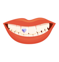 Dental Ruby Icon Cartoon Care Health