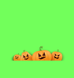 Halloween Horizontal Web Banner Or Poster With