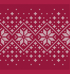 Knitted Seamless Pattern Background