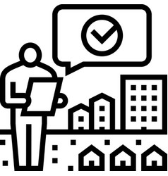 Landlord Property Estate Home Line Icon