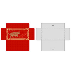 Chinese New Year Money Red Envelope Layout