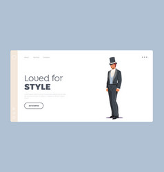 Love For Style Dandy Landing Page Template