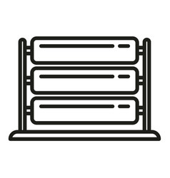 Plotter Stand Roll Icon Outline Digital