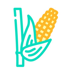 Corn Plant Food Color Icon