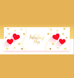 Decorative Happy Valentine Day Eve Banner