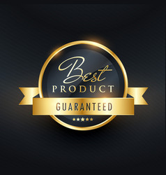 Best Choice Guarantee Label Design