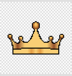 Pixel Art Crown Art Golden Crown Art