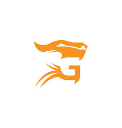 Tiger G Letter Logo Tiger Head Tiger Text Logo