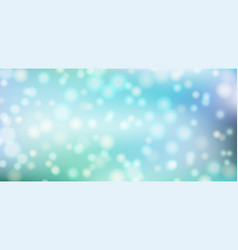 Blue Bokeh Background Christmas Glowing Lights