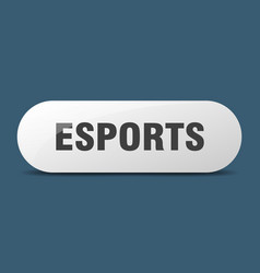 Esports Button Sticker Banner Rounded Glass Sign