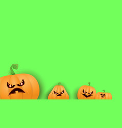 Halloween Horizontal Web Banner Or Poster With