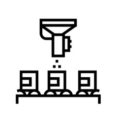 Sorting Pills Equipment Line Icon