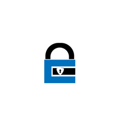 Letter C Lock And Security Logo Design Concept