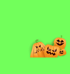 Halloween Horizontal Web Banner Or Poster