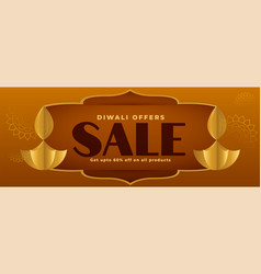 Indian Festival Happy Diwali Sale Banner