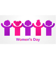 8 March Women Day International Holiday Female