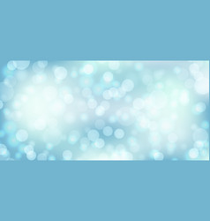 Blue Bokeh Background Christmas Glowing Lights