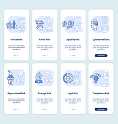 Risk Categories Light Blue Onboarding Mobile App