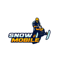 Snow Mobile Logo Template