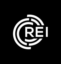 Rei Letter Logo Design Monogram Initials