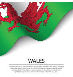 Waving Flag Of Wales Is A Region Of United