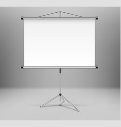 Whiteboard Projector Presentation Screen Isolated