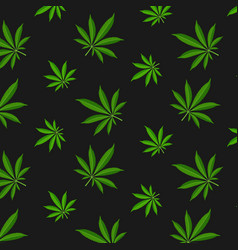 A Sheet Of Marijuana Seamless Pattern