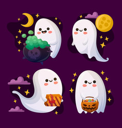 Halloween Ghost Collection Theme Design