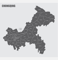 Chongqing Administrative Map