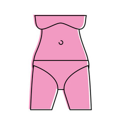 Woman Pelvic Region Women Healthcare Icon Image