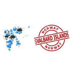 Climate Mosaic Map Svalbard Islands