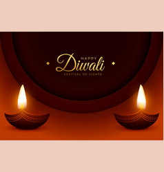 Happy Diwali Greeting Card For Festival Of Lights