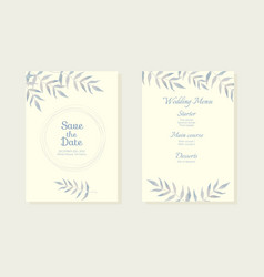 Wedding Invitation Card Background With Light Blue