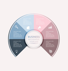 Business Infographic Pie Chart Template