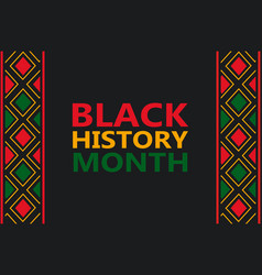 Black History Month Colorful Banner