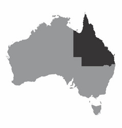 Map Of Queensland In Australia