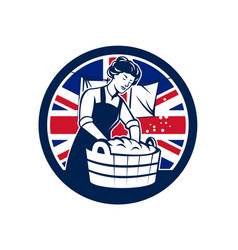 British Laundry Union Jack Flag Icon