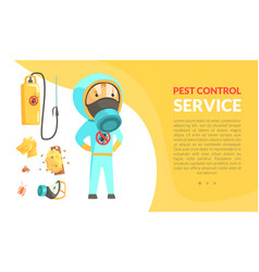 Insect Control And Disinfestation Service With Man