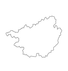 Province Guangxi Map Silhouette