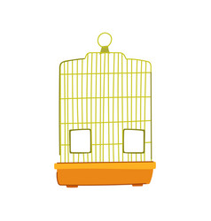 Silhouette Bird Cage Cartoon