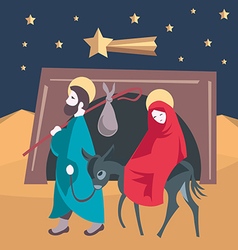 Mary And Joseph Flee To Egypt Nativity Jesus