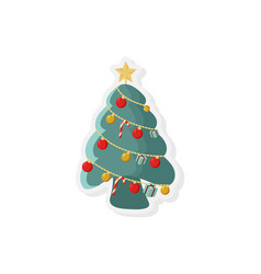 Christmas Tree Sticker