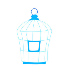 Line Bird Cage Cartoon