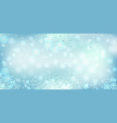 Blue Bokeh Background Christmas Glowing Lights