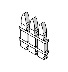 Cartridge Clip Isometric Icon