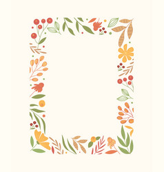 Floral Square Frame