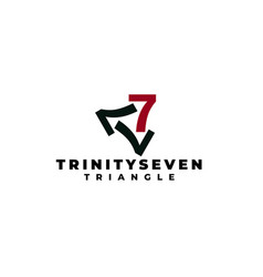 Initial Number Of Trinity Seven Logo Concept